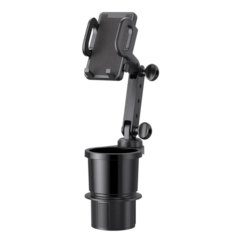 Car Cup Holder Expander with 360 Rotation Phone Mount