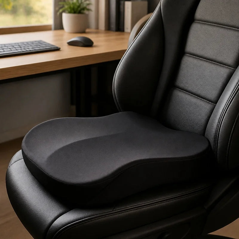 Elevated Car Seat Booster Mat with Breathable Design for Enhanced Comfort and Reduced Fatigue