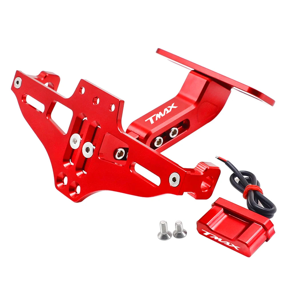Yamaha T-MAX 500/530/560 License Plate Holder | Number Plate Frame & Turn Signal Bracket detail view