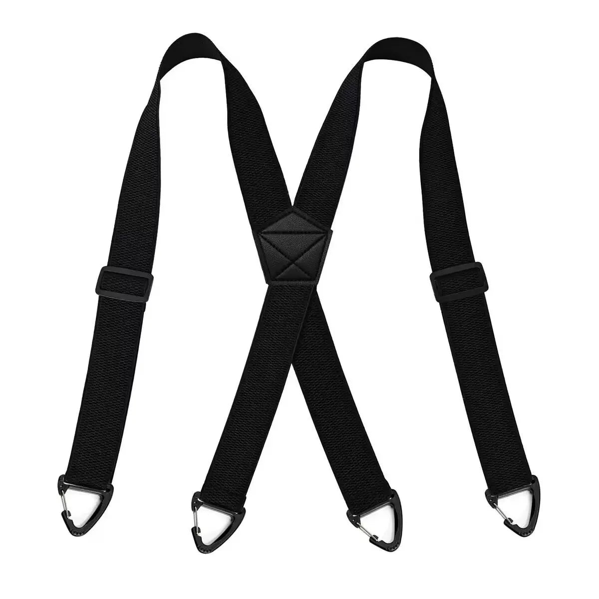 New Corn Grain Texture Suspenders Elastic Outdoor Suspenders with Buckle for Men Hikin close-up view