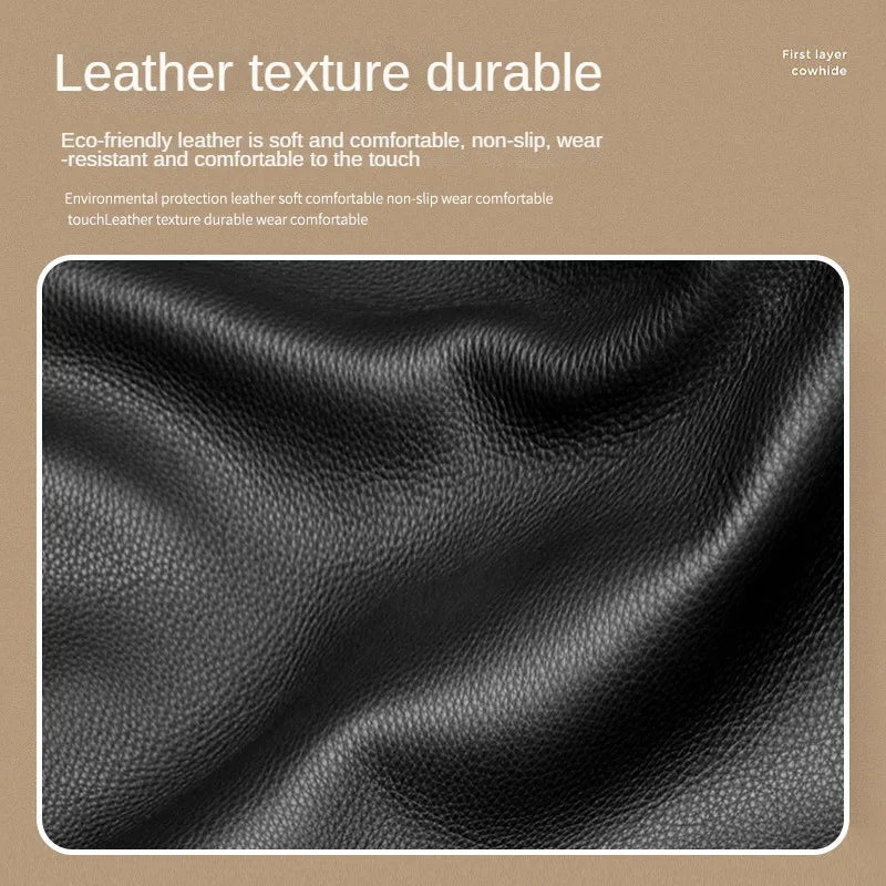 High Quality Car Shift Handle Cover PU Leather Non-slip Wear-resistant Universal Car Aut detail view