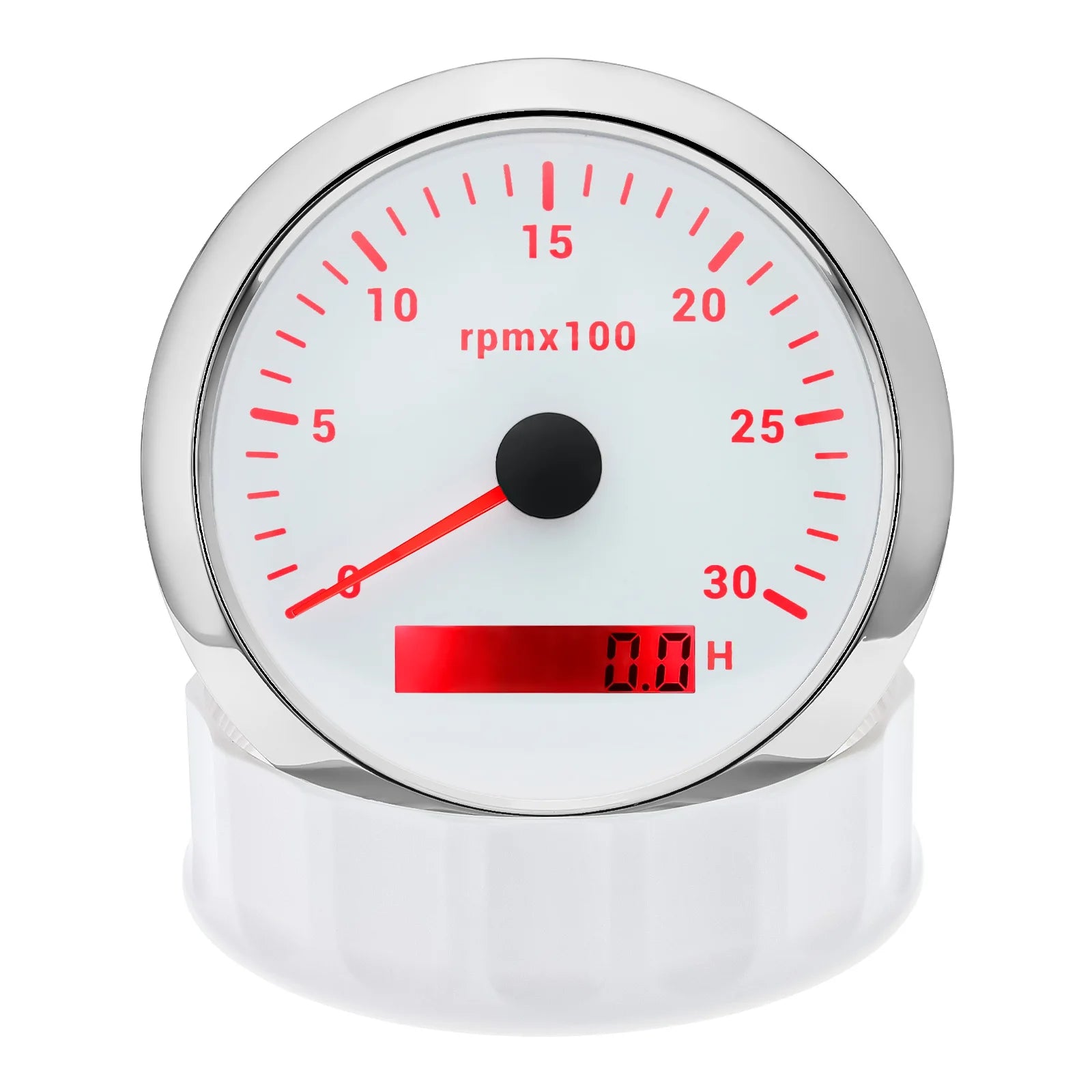 85mm Digital LED 7 Color Backlight 85mm Tachometer 3000/4000/6000/7000/8000 RPM Optional Gauge For Marine Boat Motorcycle Car