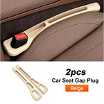 2Pcs Car Seat Gap Filler With Key & Phone Holder, Durable EVA Multi-Slot Auto Interior Storage Organizer Accessories