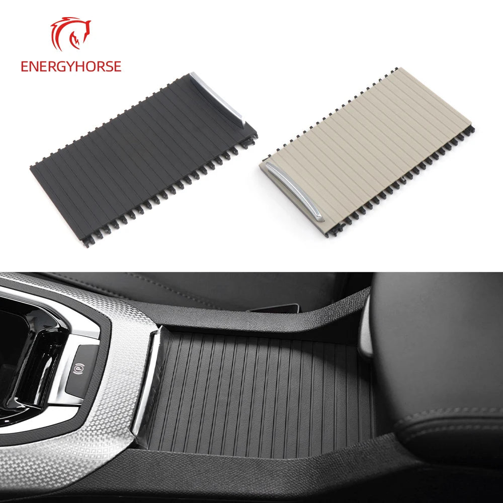 For Peugeot 408 308S Front Seats Central Armrest Curtain For Peugeot Container Storage Box Center Console Shutters Cover