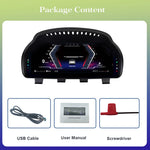 12.3" Digital Dashboard Speedometer for BMW 5/6/7 Series X3 X4 X5 X6 F01 F07 F10 F1 additional angle