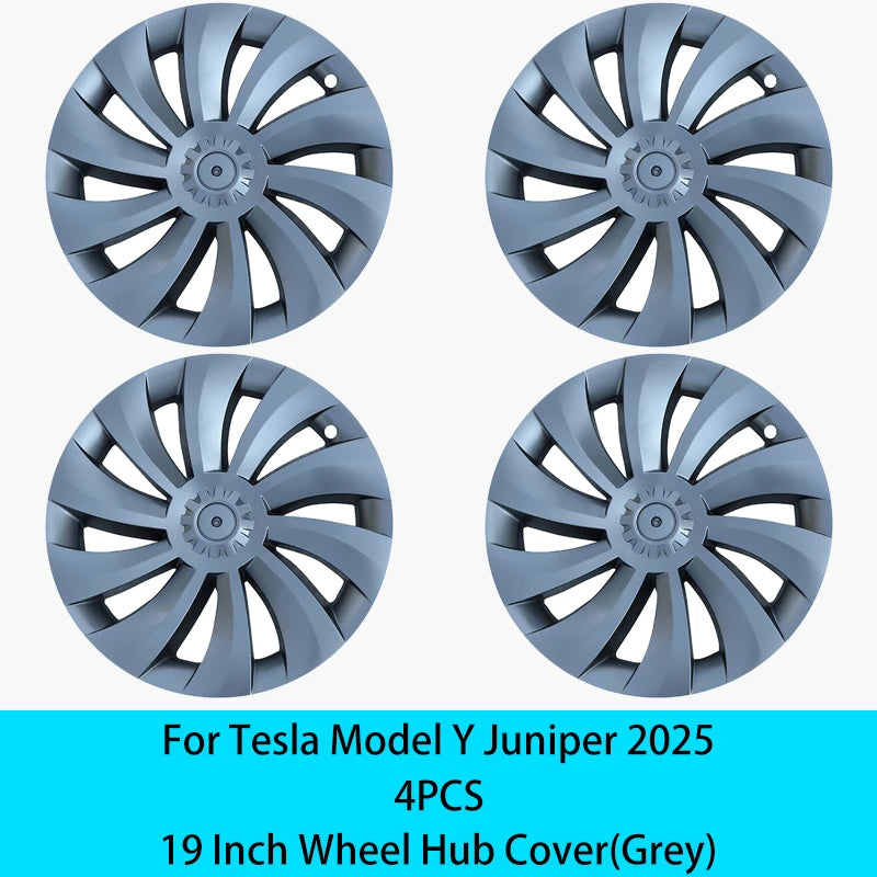 19 Inch Hub Cap Set for Tesla Model Y Juniper 2025+ | 4PCS Wheel Cover additional angle