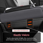 5 in 1 Car Armrest Box Height Pad Multifunctional Center Armrest Box Pad Tissue Box Storage Bag Cup Holder for Most SUV Sedans