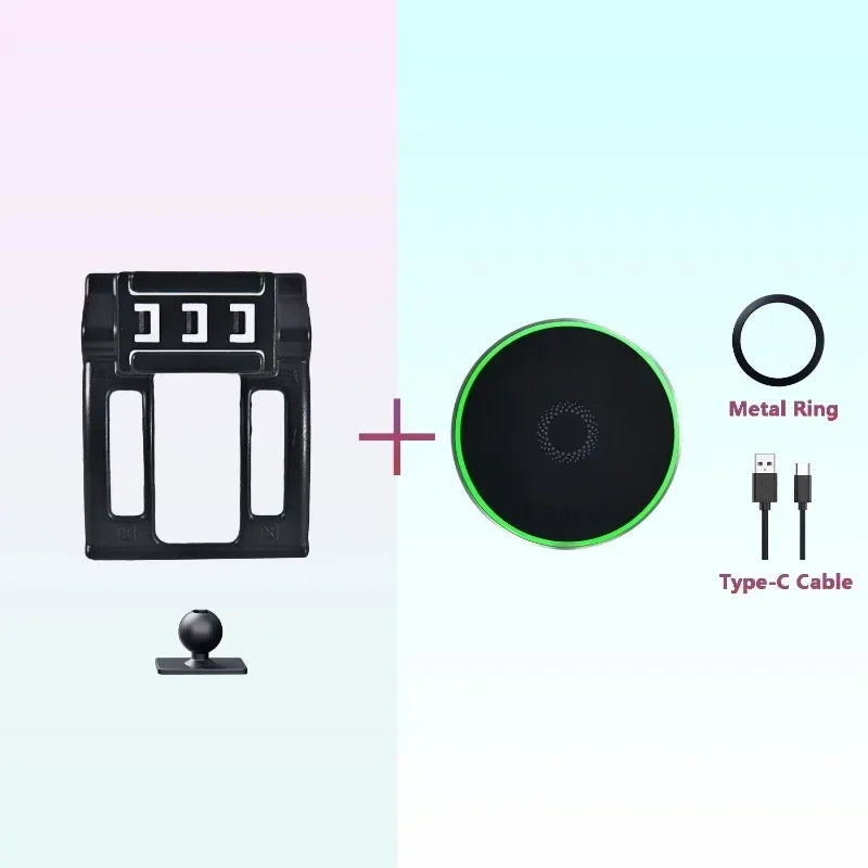 Car Phone Holder Base Special Mounts  For Mazda 6 Atenza 2014 2015 15W Wireless Charging Phone Stand Interior Accessories