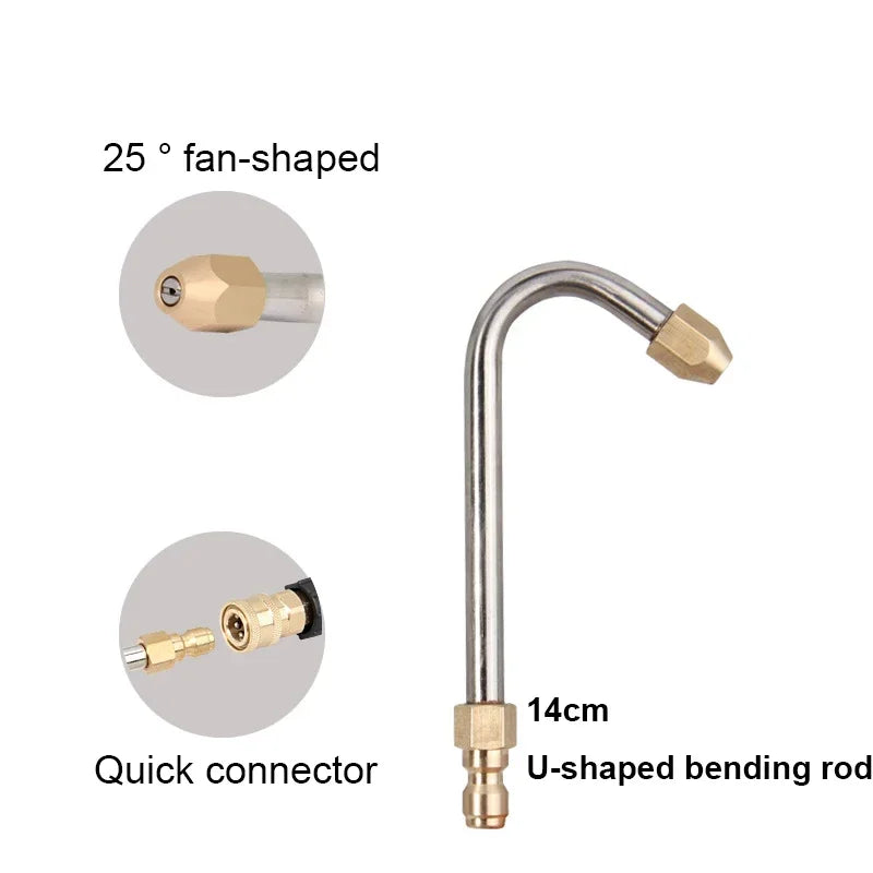 25° & 90° Angle High Pressure Water Gun Nozzle | V-Shape Spray Tool for Car Washing lifestyle view