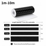 1m-10m 3D Carbon Fiber Anti Collision Film Car Door Edge Guards Door Sill Protector Waterproof Scrat