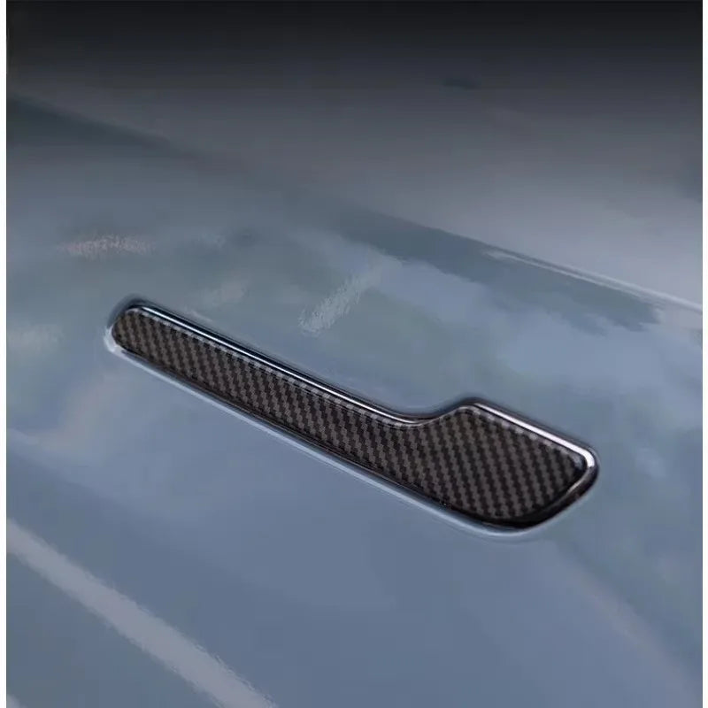 Car Door Handle Sticker For Tesla Model 3/Y/YL Highland Model Y Juniper Protector Wrap close-up view