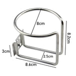 Stainless Steel Boat Cup Holder | Universal Drink Holder for Marine RV Truck Car Auto alternate view