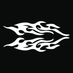 2Pcs Car Flame Stickers Car Truck Side Door Truck Bumper Window Lap Top Cut Vinyl D additional angle