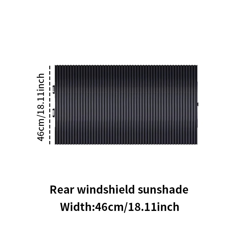 Car Retractable Windshield Sunshade | UV Blocking Car Sun Shade with Suction Cups alternate view