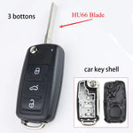 Modified Car Key Housing Key Case Shell for Volkswagen for VW Beetle Eos Golf Jetta Shar detail view