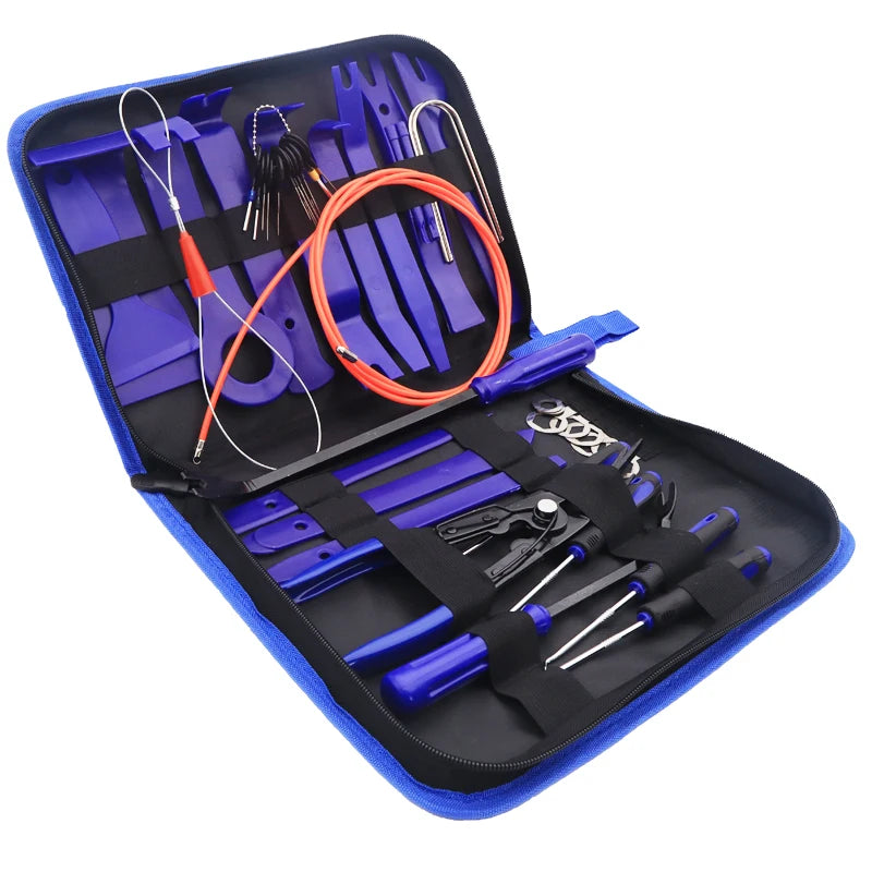 Car Plastic Trim Removal Tool Auto Trim Removal Set Auto Interior Disassembly Kit Car Clips Puller D