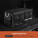 Foldable Trunk Storage Box Waterproof Oxford Cloth 110L detail view