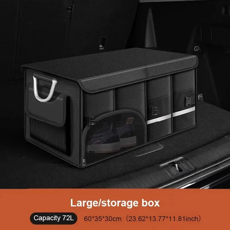 Foldable Trunk Storage Box Waterproof Oxford Cloth 110L detail view