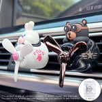 DIY perfume odorless ornaments airplane pilot bear car air fresheners decorations accessories aroma vent clip fragrance diffuser