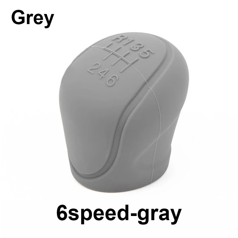 1PC Manual 5/6-speed Car Interior Accessories Car Silicone Gear Shift Knob Cover Shift N detail view