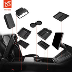 For Tesla Model 3/Y/Highland/Juniper 2026 Center Armrest Hidden Storage Box | Cup Holder Console Org