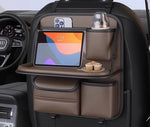 Car Seat Back Organizer with Foldable Table Board