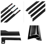 4Pcs Window Weatherstrip for Suzuki SX4 Hatchback | Outer Door Glass Moulding Trim Seali detail view