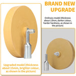 SIFANG Car Eraser Wheel Adhesive Remover Rubber Wheel, Smooth Power Drill Adapter, Paint Repair Rubber Vinyl Decals Removal Tool