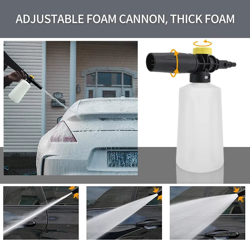 Snow Foam Lance for Bosch High Pressure Washer | Car Wash Foam Cannon additional angle