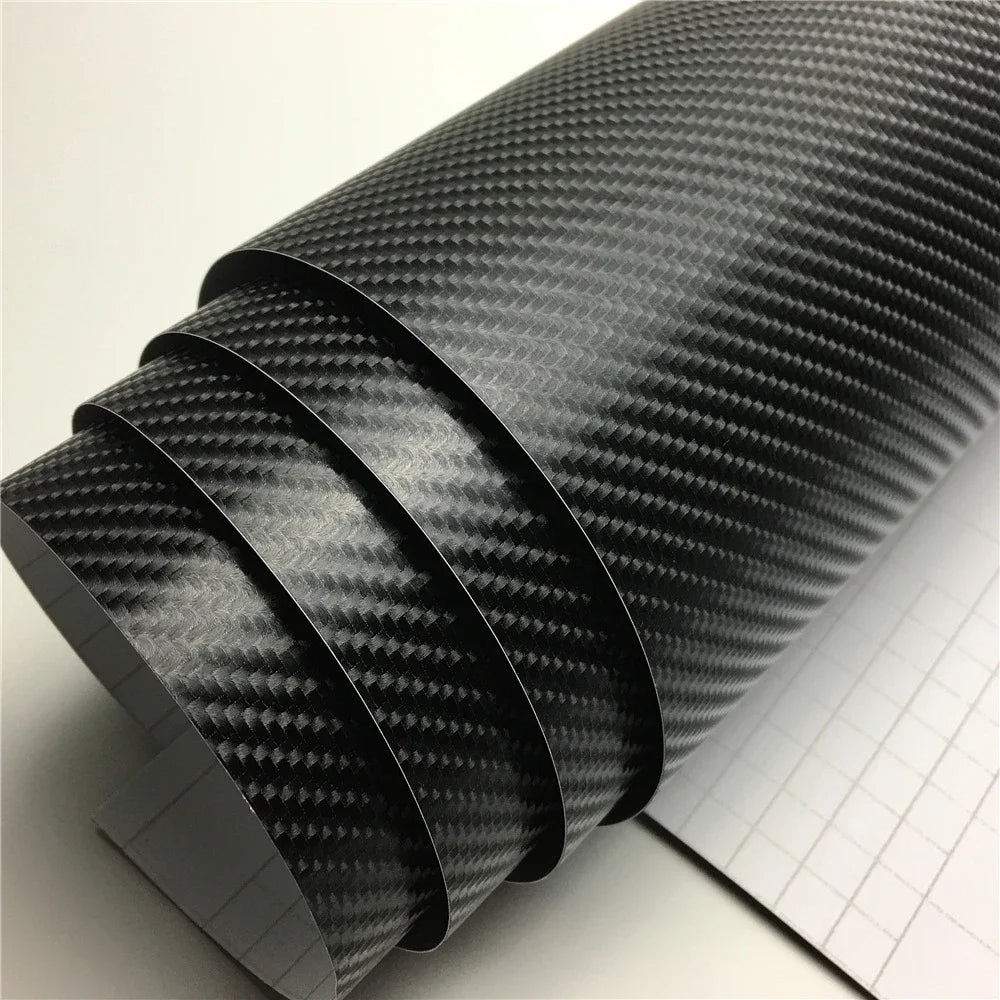 Ultra Glossy Carbon Fiber Vinyl Wrap | Bubble Free Car Sticker Film additional angle