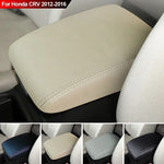 Car Armrest Box Center Console Lid Armrest Cover Interior Accessories PU Leather Cover for Honda CRV 2012 2013 2014 2015 2016