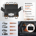 SucceBuy Back Seat Extender Dog Car Seat Cover for Back Seat Bed with Mesh Window and alternate view