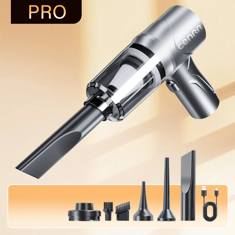 CENRR 895000PA Mini Car Vacuum Cleaner | Powerful Wireless Portable Handheld Vacuum and detail view
