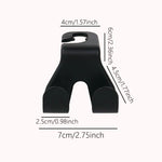 Concealed Creative New Car Seat Back Hook Multi Functional Rear Car Phone Holder Hook close-up view