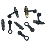 10Pcs 8mm Car Brake Pump Dust Cap Oil Drain Screw Cap Brake Caliper Bleed Nipple Blac alternate view