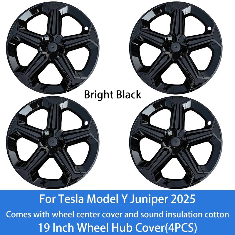 19 Inch Hub Cap Set for Tesla Model Y Juniper 2025+ | 4PCS Wheel Cover detail view