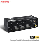 8K 60Hz HDMI eARC Audio Extractor Converter | HDMI 2.1 Audio Splitter for Dolby Atmos