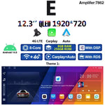 Wireless CarPlay 8G+256G 12.3 Inch Android 14.0 Car DVD Player GPS for Porsche Macan 2 close-up view