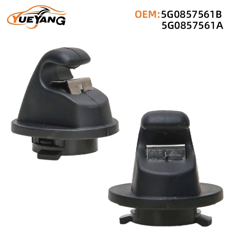 Sun Visor Clip Hook Holder 5G0857561B | For VW Golf 7 MK7 2013+ Passat B8 Polo T-Cr additional angle