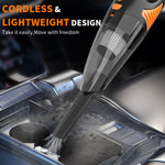 Rechargeable Cordless Handheld Car Vacuum Cleaner | Mini Dual Purpose Home and Auto V lifestyle view