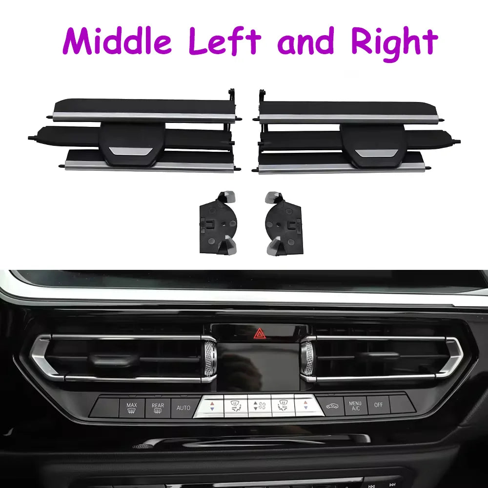 F40 G20 G26 G28 G29 G01 G02 G22 Car Central AC Air Conditioning Vent Grill Outlet Clip Repair Kit For BMW 2 3 4 Z4 X3 X4 Series