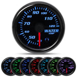 2'' 52mm 7 Color Car Gauge Set | Multi-Function 12V Gauge with Digital and Analog Disp close-up view