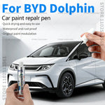 Car Paint Repair Pen Paint Scratch Repair Accessories For 2021-2025 BYD Dolphin Black White Blue Gra