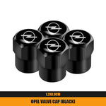 4Pcs Metal Car Wheel Tire Valve Caps | Dustproof Cover for Opel Models alternate view