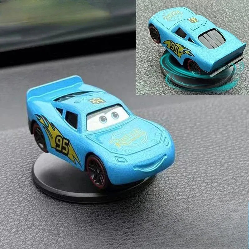 Cartoon DSN Cars 3 Lightning Mcqueen Drift Rotation Decoration Automotive Dashboard Turning Automotive Center Console Prop Gifs