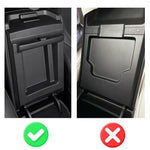 Tesla Model Y 2021-2024 Center Console Armrest Organizer | Hidden Storage Box alternate view