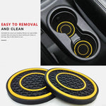 Anti Slip Car Cup Holder Coaster 2-Piece