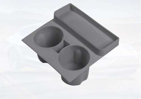 For Tesla Model 3 2019-2022 & Model Y 2021-2024 Center Console Cup Holder Limiter | Sh close-up view