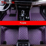 YOGOOGE Custom Car Floor Mats For Peugeot 308SW 308CC Auto Carpets Foot Coche Accessorie
