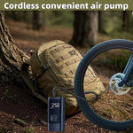 Portable Inflatable Pump | 150PSI Digital Tire Inflator with 2 Power Modes and 4 Pr additional angle